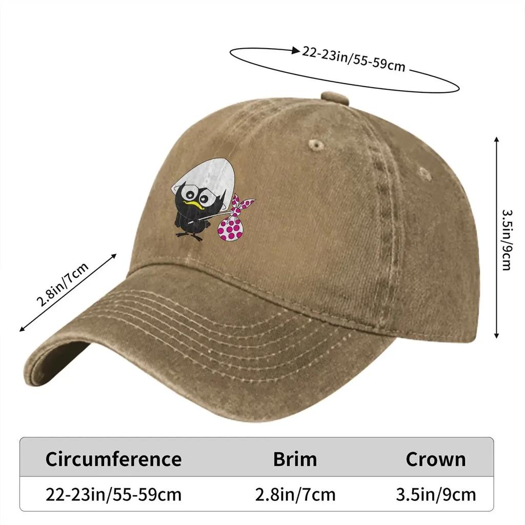 Calimero Logo Baseball Caps Peaked Cap Calimero Cartoon Animation Sun Shade Hats for Men