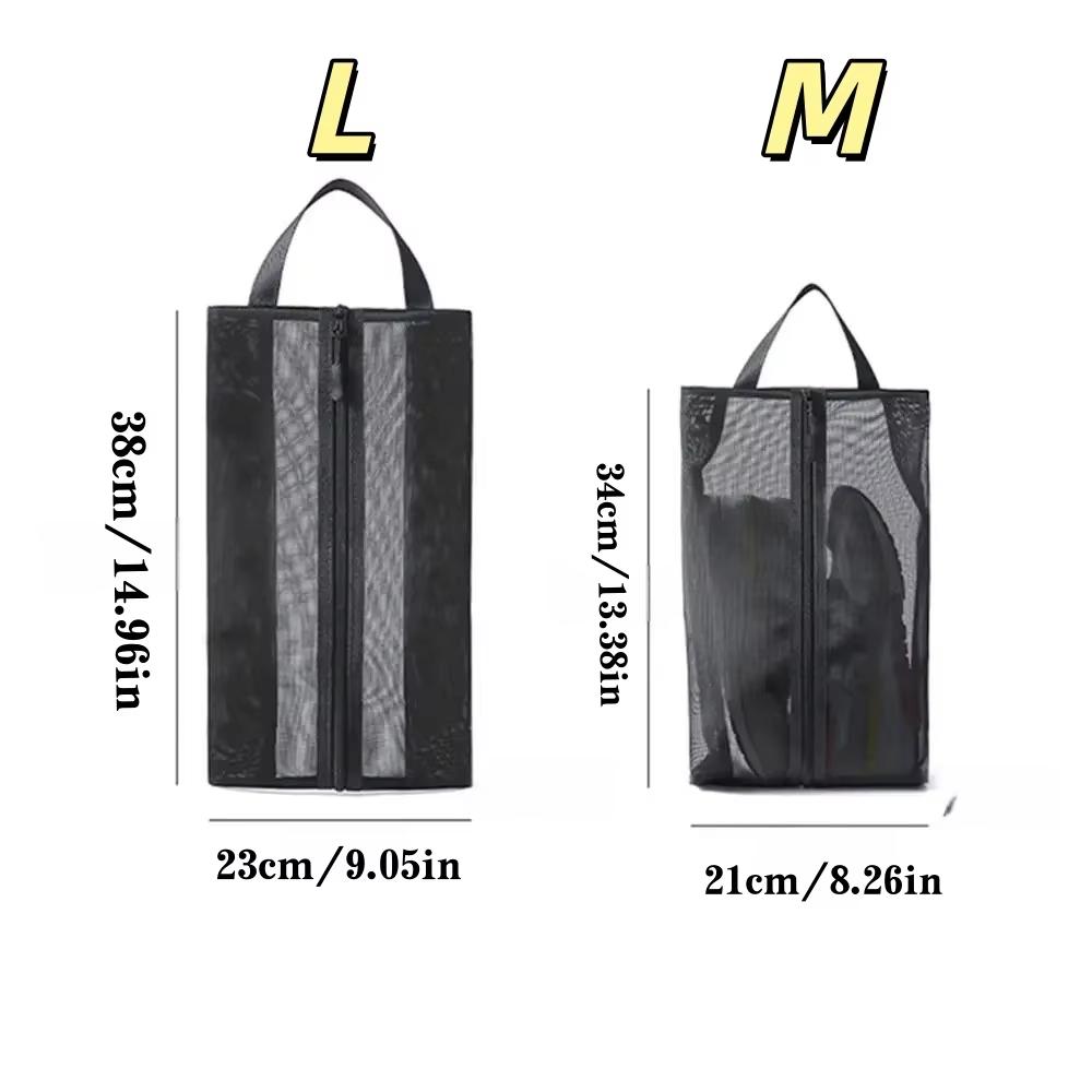 1PC Multifunction Portable Shoe Storage Bag Nylon Mesh Laundry Toiletry Pouches for Home Travel Organizers Dustproof