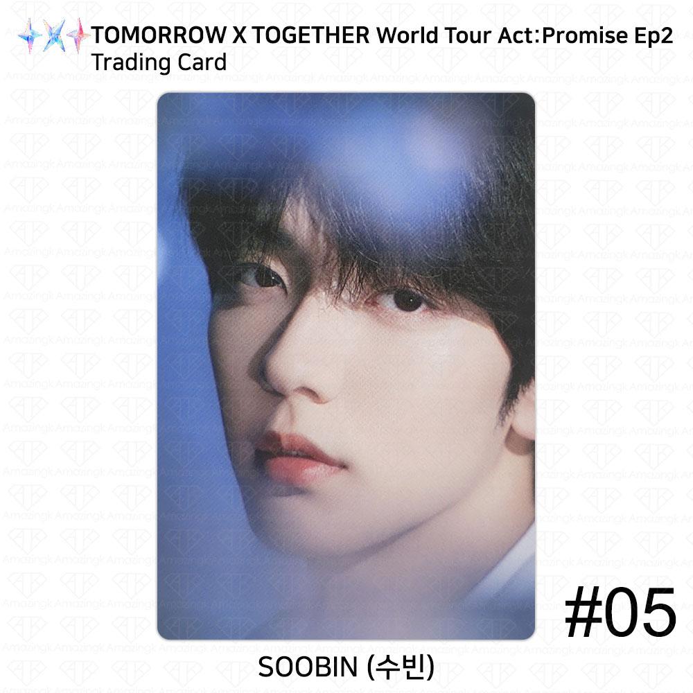 

TXT World Tour Act : Колекційна картка Promise Ep2 Фотокартка з перевагами Weverse Shop Soobin #5