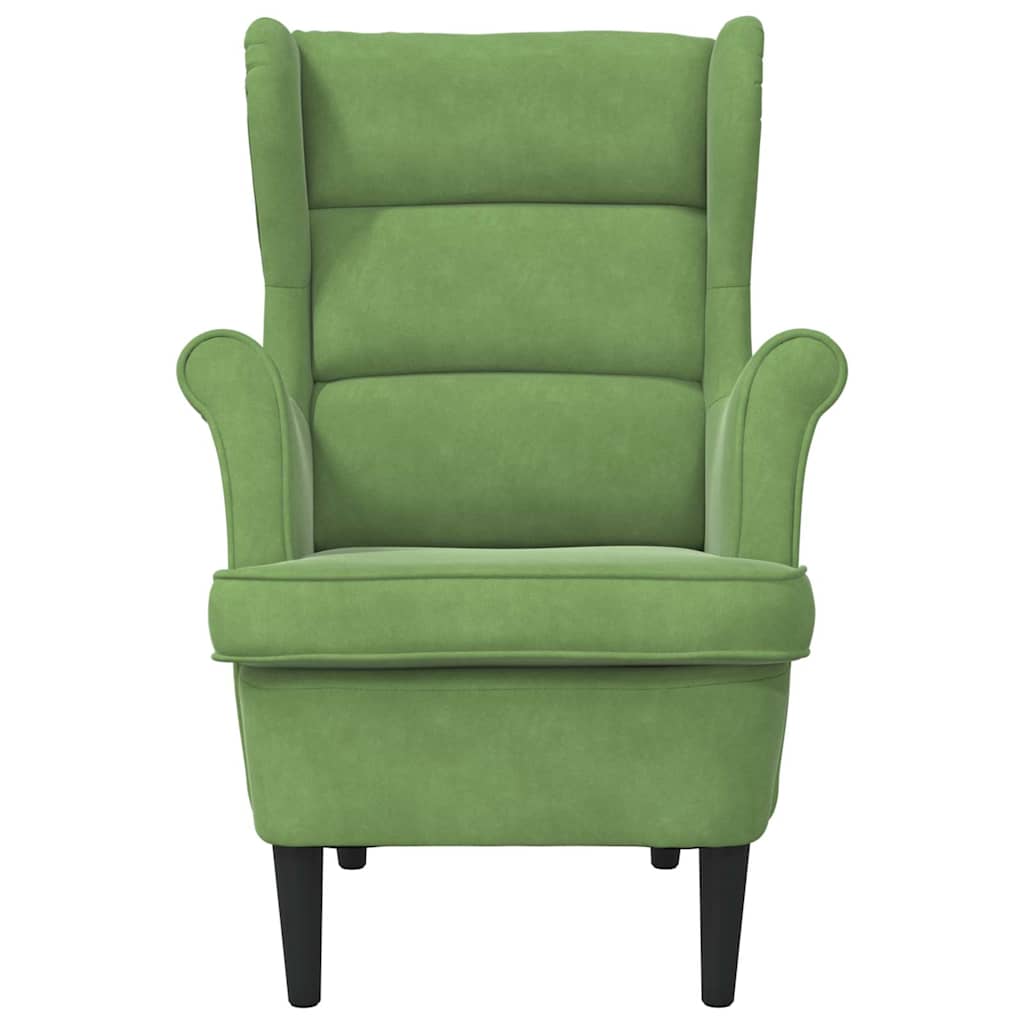 Armchair Light Green Velvet