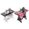 Miniature Furniture Kids Dollhouse Decor Wooden Sewing Machine with Thread Scissors Accessories for Dolls House Toys for Girls