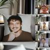 Fashion PPpedro Pascalful Cushion Cover Antidustmite Pillowcase Invisible Zipper Silky Short Plush Sofa Cushion Cover