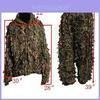 Traje Ghillie Camuflado Premium para Caça Roupas Camufladas 3D para Treinamento Militar na Selva Sniper
