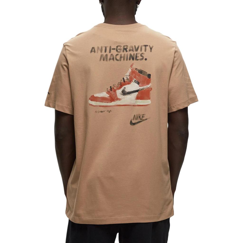 New Jordan T Shirts Men's Brown FD7029-200
