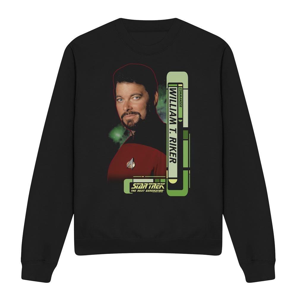 Star Trek Unisex Adult Riker Sweatshirt