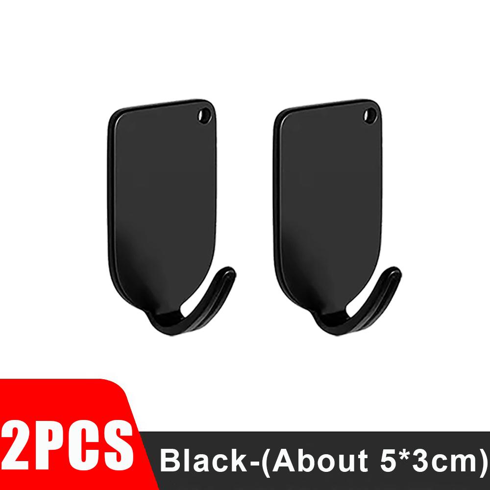 10/1PCS Stainless Steel Towel Hooks Waterproof Self Adhesive Hanging Holder Keys Bag Wall Hanger Bathroom Kitchen Organizer Hook