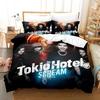 Tokio Hotel Band Duvet Cover Pillowcase Bedding Set Adult Boy Girl Bedroom Decoration Children Single Double Large Size