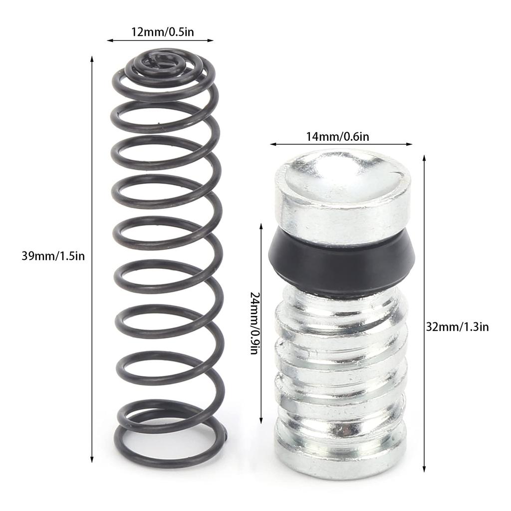 Rear Brake Master Cylinder Reconstruction Repair Parts, 14mm Motorcycle Clutch Brake Pump Piston Plunger