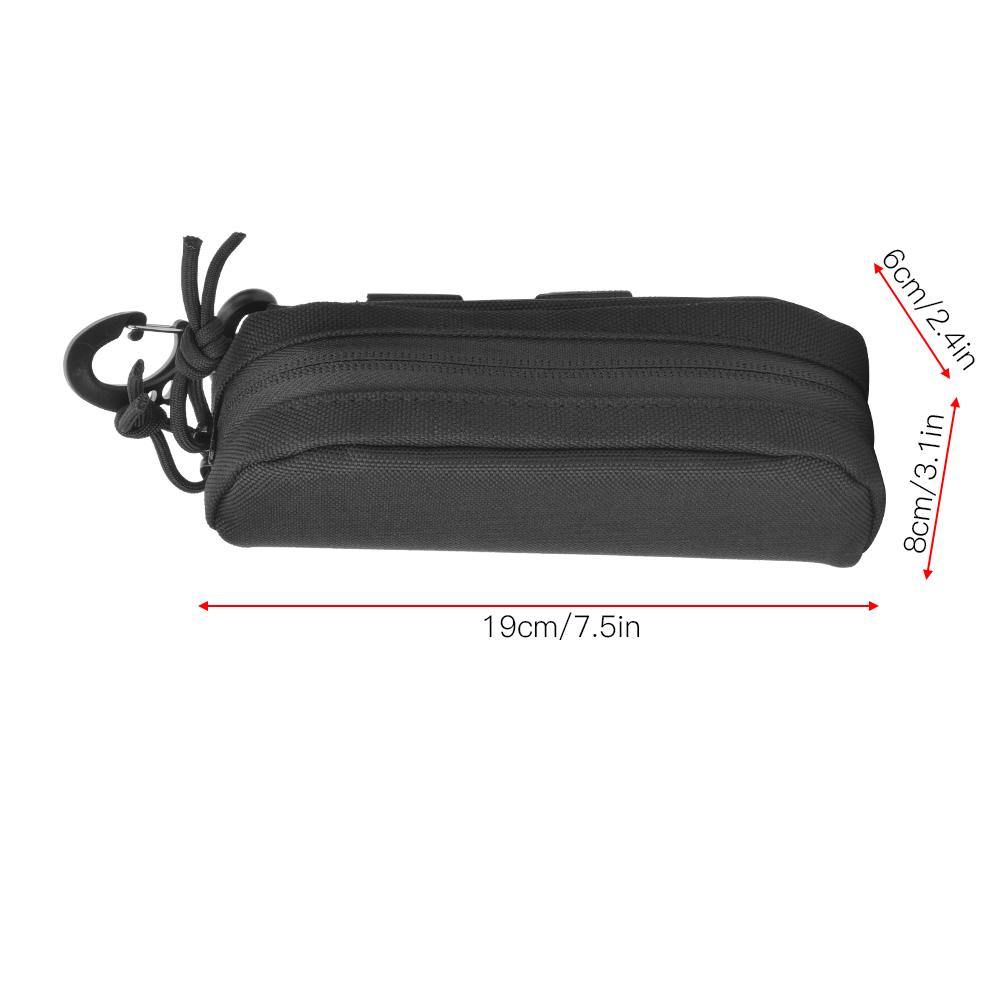 Draagbare Buiten Vrijetijdskoffer Zonnebrilhoes Schokbescherming Bril OpbergtasZwart
