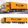 1: 48 Alloy Container Truck Model Toy Highly Simulation Children Car Toys VehicleYellow Container