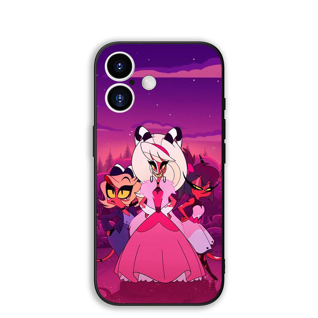 

for Motorola Moto Edge 70 60 Fusion NEO Pro G Stylus G56 G96 G52 G04 G05 Phone Case Dust H-Hazbin Alastor Hotels Charile Angel Motorola Moto G Stylus 5G (2025)