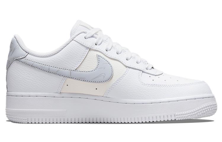 Nike Air Force 1 '07 Mini Swooshes White Sail Metallic Silver Pure Platinum Women's DV2237-100