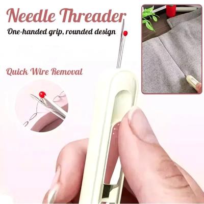 2in1 Needlework Threading Needle Threader Double Head Embroidery Cross Stitch Hand Sewing Special Tools DIY Sewing Accessories