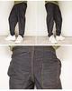 Kojima Jeans Relaxed Balloon Made In One Jeans, Japan, Unisex, Wash, LX-102-Indigo-M