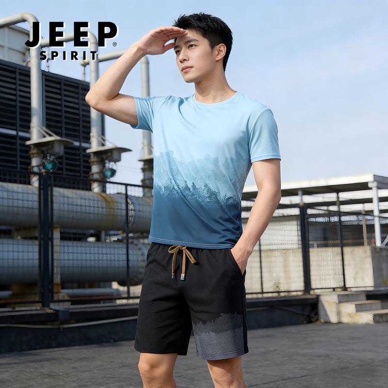 

JEEP SPIRIT Men s Quick-Dry Gradient Sport Set 2XL