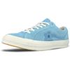 Golf Le Fleur X Converse One Star Ox Small Flower Non-slip Lightweight and Wear-resistant Low-top Board Shoes Unisex Lake Blue