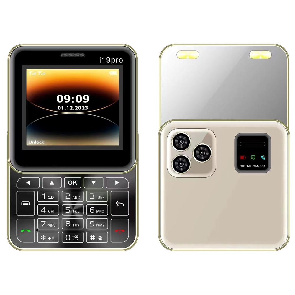 

2,4-дюймовый классический цветной вращающийся раздвижной чехол для мобильного телефона, автоматическая запись вызовов, FM-радио, быстрый набор, Magic Voice, GSM, две SIM-карты, разблокированный запасной телефон золотой