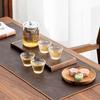 Portable Travel Tea Set High Temperature Resistant Glass Tea Cup Set New Hot Travel Essential Accessories Teaware Sets