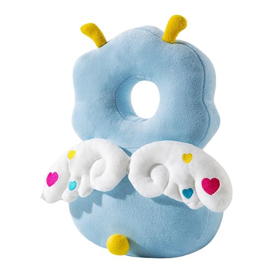 1 Set Baby Anti-fall Pillow Baby Walking Leaning Head Back Protector Cartoon Bee Shape Baby Protect Pillow Prevent Injured Safety Pad