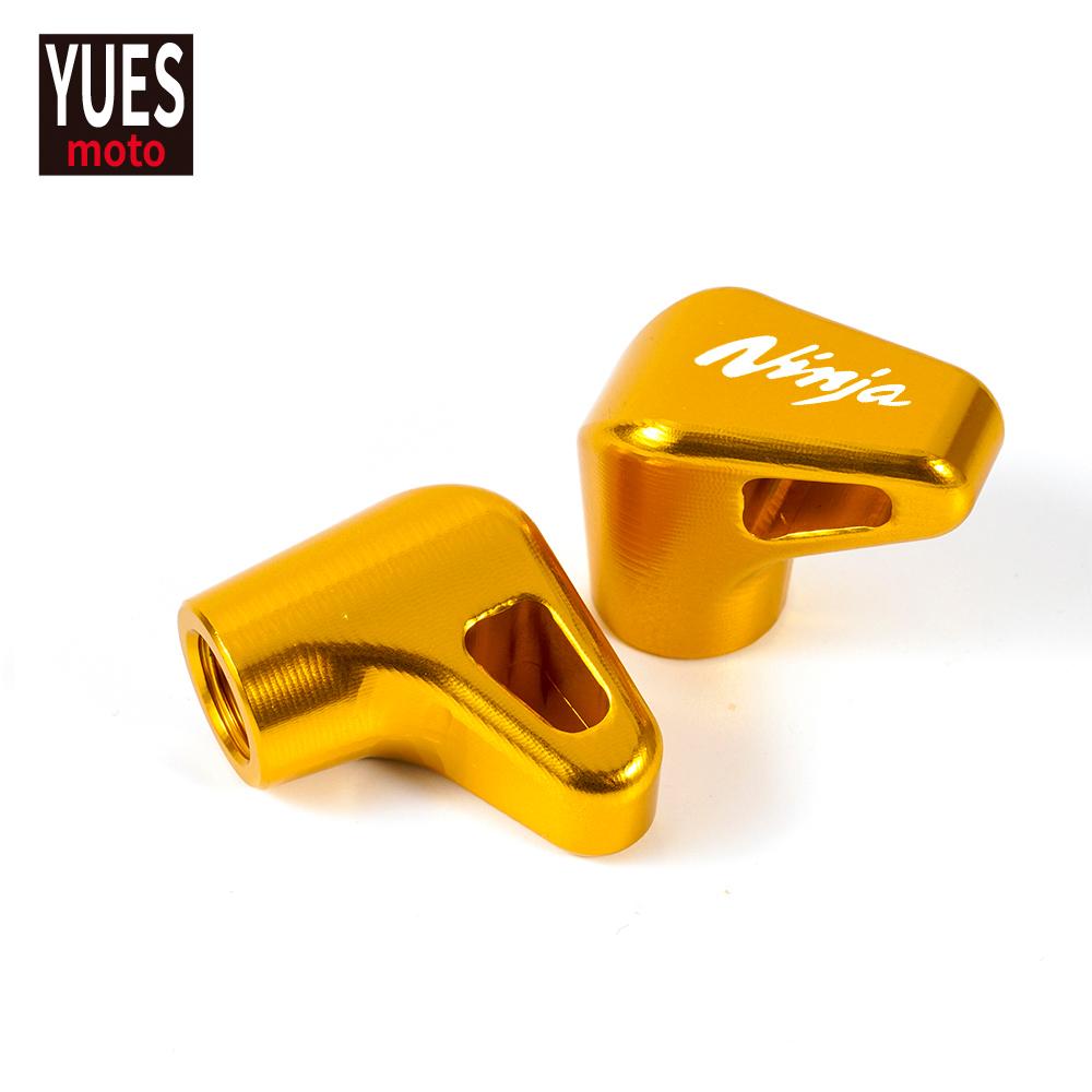 Motorcycle Accessories Tire Valve Air Port Stem Cover Cap Plug Aluminum for Kawasaki Ninja 250 300 400 650 ALL Year