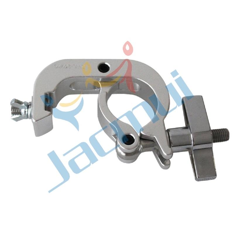 10PCS Aluminum Alloy Tigger O-Clamp Fixture Hanger Safely Secure Truss Fixtures Fit for 48-51mm 250KG Par Light Truss Clamp Hook