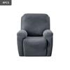 4/6/8Pcs/Set Stretch Jacquard Sofa Cover Splash-Proof Recliner Slipcover With Elastic Bottom And Side Pocket Furniture Protector