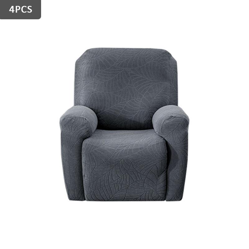 

4/6/8pcs/set Leaf Jacquard Lounge Chair Sofa Cover Washable Non-Slip Sofa Protector Pet-Friendly Fits 1/2/3Seater Sofas Recliner