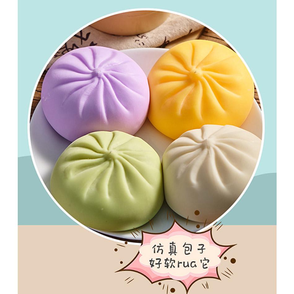 Hot Squeeze Toy, Simulation Steamed Bun, Trending Funny Prank Stress Relief Ball, Decompression Artifact Toy