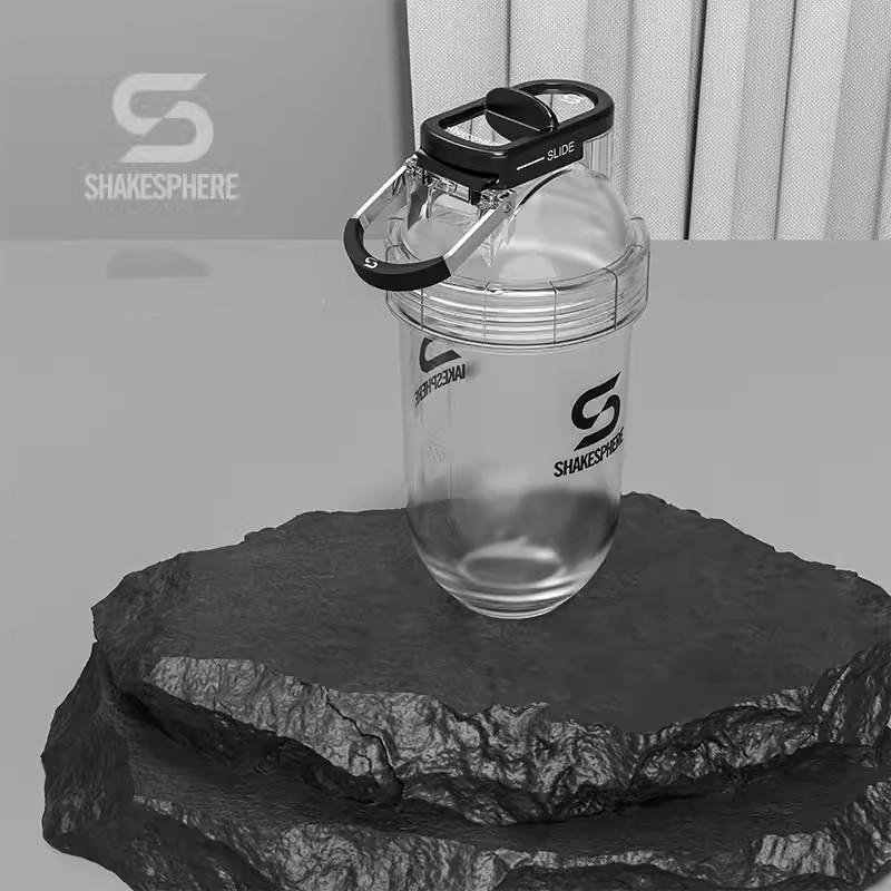 

Шейкерный стакан объемом 400 мл Легкий и удобный для переноски Фитнес-стакан для воды Досуг и минималистичный стиль Чашка-шейкер для кофе и молока прозрачный