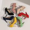 Plus Size 33-43 Brand Women's Pumps Ladies Platform Mary Janes Pumps Fashion Suede Thin High Heels Party Vintage Woman Shoes