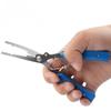 Stainless Steel Luia Pliers with Folding Knife Disconnector Fish Mouth Pliers Fishing Scissors Open Ring Pliers Rowing Rope Kayak Camping Fishing Tool