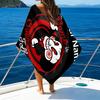 1pc Pennywise1 Beach Towel with Custom Name, Beach/Swimming/Bath/Picnic/Camping Towel, Suitable for Seaside Beaches