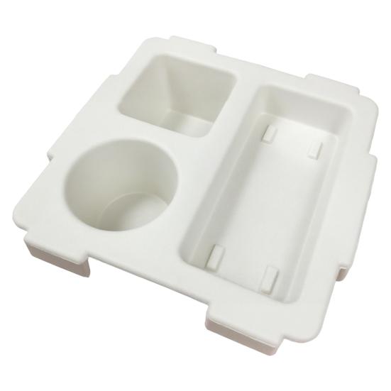 Snack Container Tray with Cup Holder Large Capacity Multiple Compartments