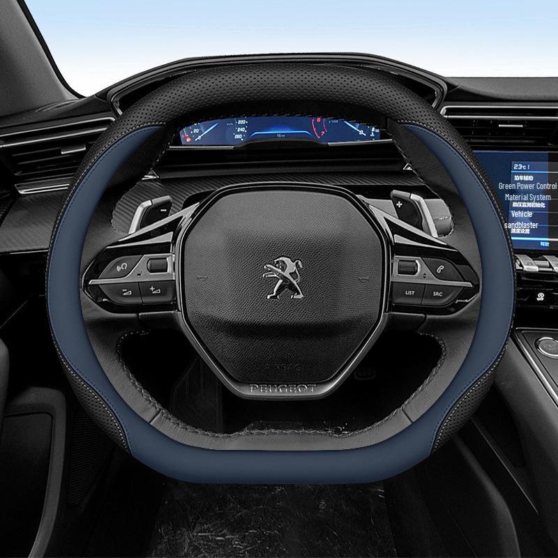 Ultradünne, rutschfeste Lenkradabdeckung für Peugeot 408X, 308, 301, 508, 3008 - Ganzjahres