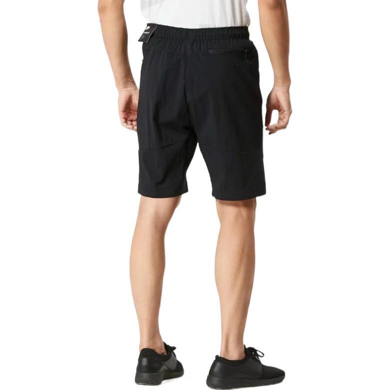 Men's Nike Solid Color Logo Printing Lacing Shorts Black 886805-010