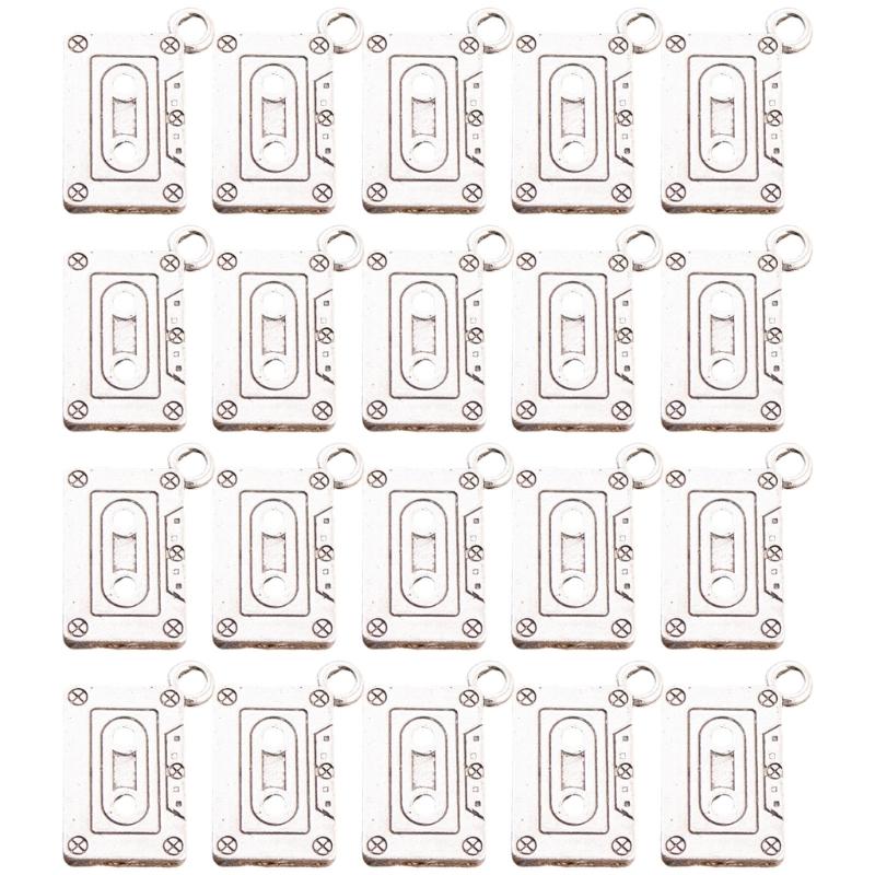 

20 шт. Ретро Шарм Музыкальный Инструмент Античное Серебро Подвески Аксессуар Для DIY Поделок И Изготовления Тибетских Украшений