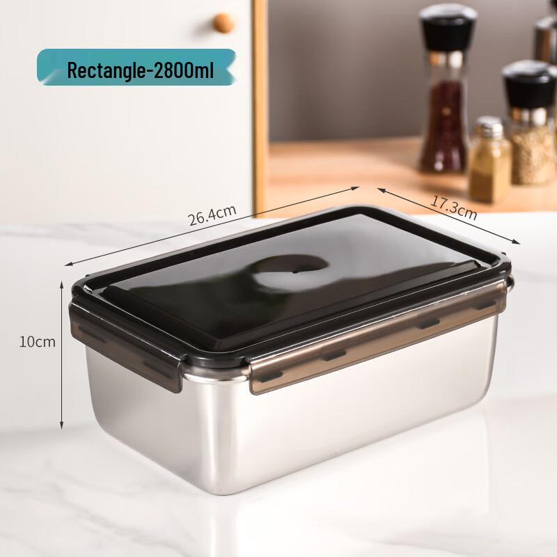 ZISIZ 316L Stainless Steel Food Storage Container