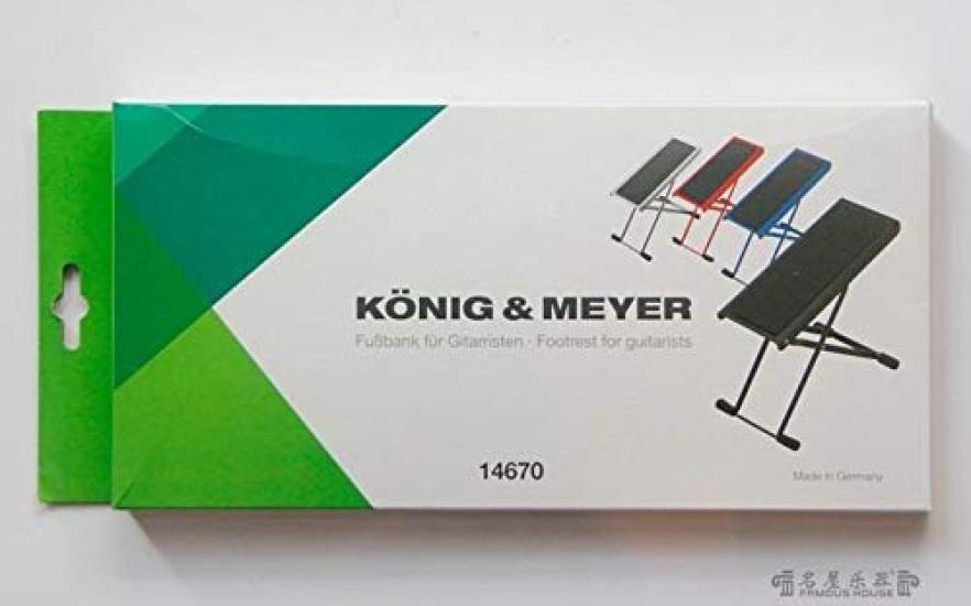 K&M Reposapiés para Guitarra [14670] Color: Negro