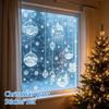 Christmas Window Sticker Set for Holiday Decorations Festive Glass Clings