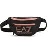 EA7 Estampa de Logo com Letras Tecido Simples Bolsa de Peito Bolsa de Cintura Bolsas Masculinas Normais Preto Cinza Rosa 275979-CC980-78920
