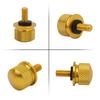 Retail&Wholesale Black Chrome Gold CNC Billet Aluminum Seat Bolt Screw Thumbscrew Mount For Harley Dyna Street Bob Accessories