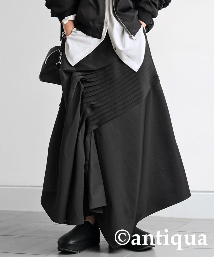 Antiqua Tuck One Size Black Women's Skirt, Long, PK-01193, 05,