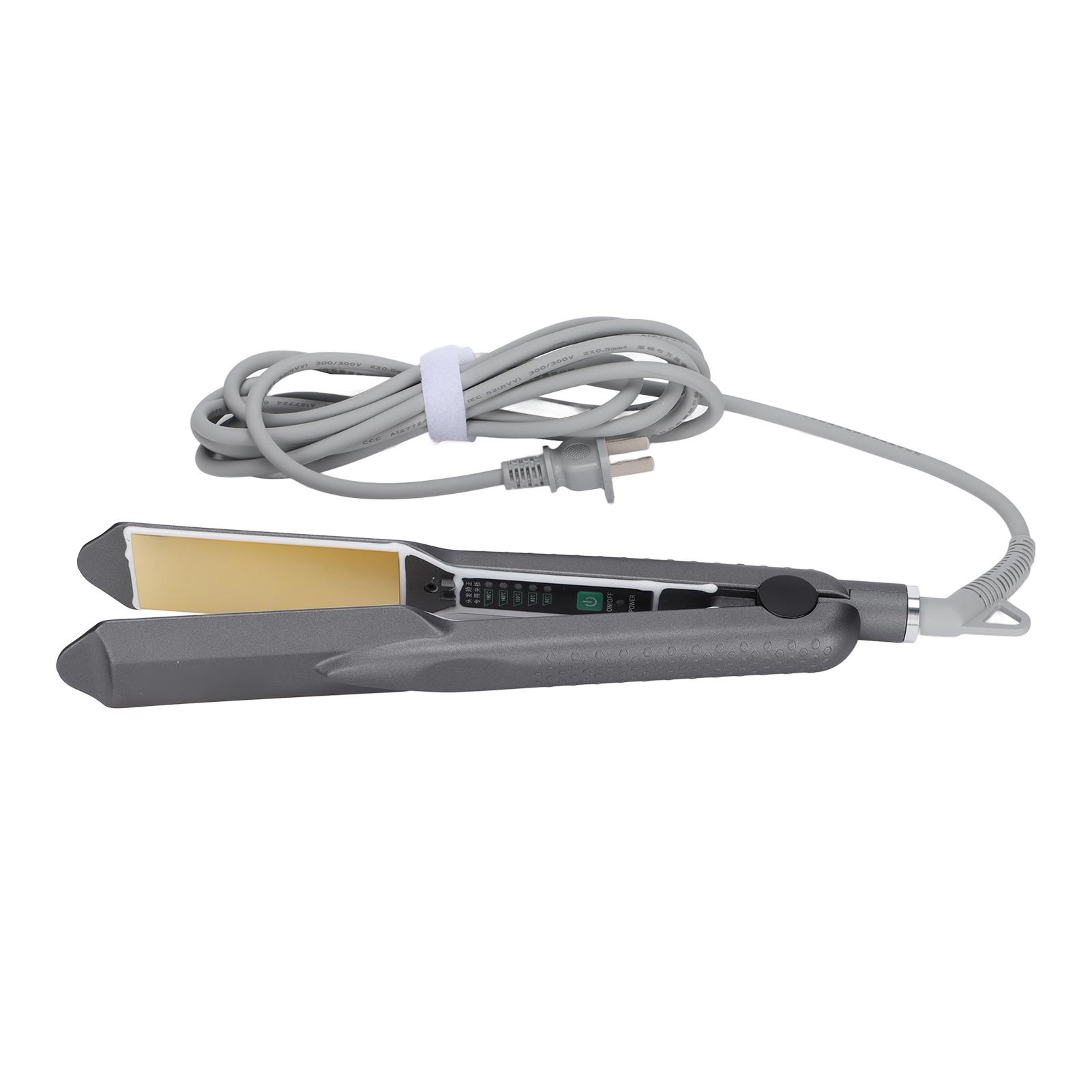 

Выпрямитель для волос Регулируемый водонепроницаемый электрический выпрямитель для волос Утюжок для ухода за волосами Глажка US Plug