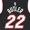 Nike NBA Icon Edition Jersey Miami Heat Jimmy Butler #22 Retro Basketball Vest Men Tops Black 864487-027