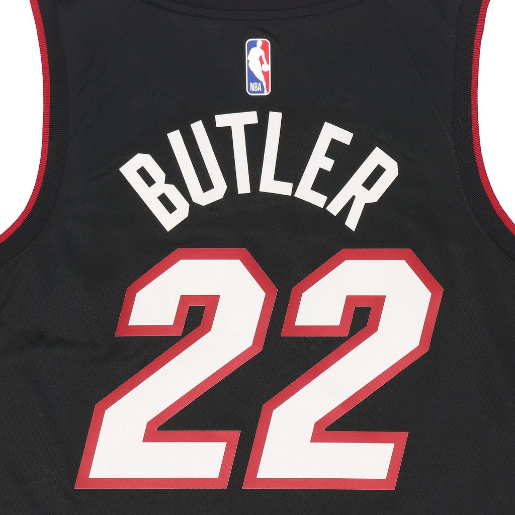 Nike NBA Icon Edition Jersey Miami Heat Jimmy Butler #22 Retro Basketball Vest Men Tops Black 864487-027