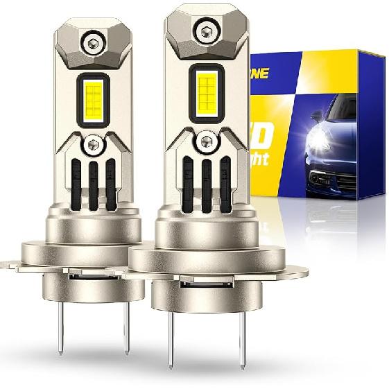 AUTOONE H1 LED Bulb, 800% Brighter, 5 Min Quick Tall, 20 Years Lifespan, No Flicker, 99% Compatibility, Pack Of 2