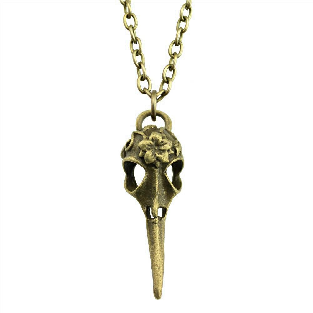 Eagles Gothic Pendant Necklace Gothic Steampunk Halloween Jewelry 45cm or 70cm Long Chain
