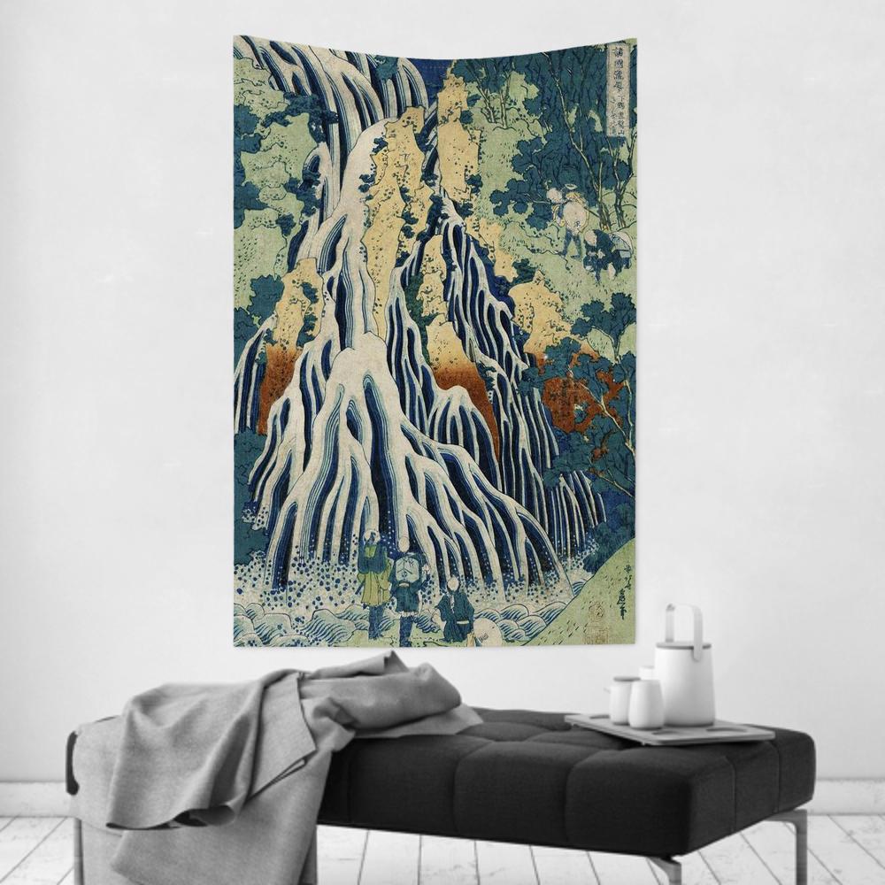 Katsushika Hokusai Tapestry Room Decor Wall Cloth Party Hanging Background Room Decor Baby Room