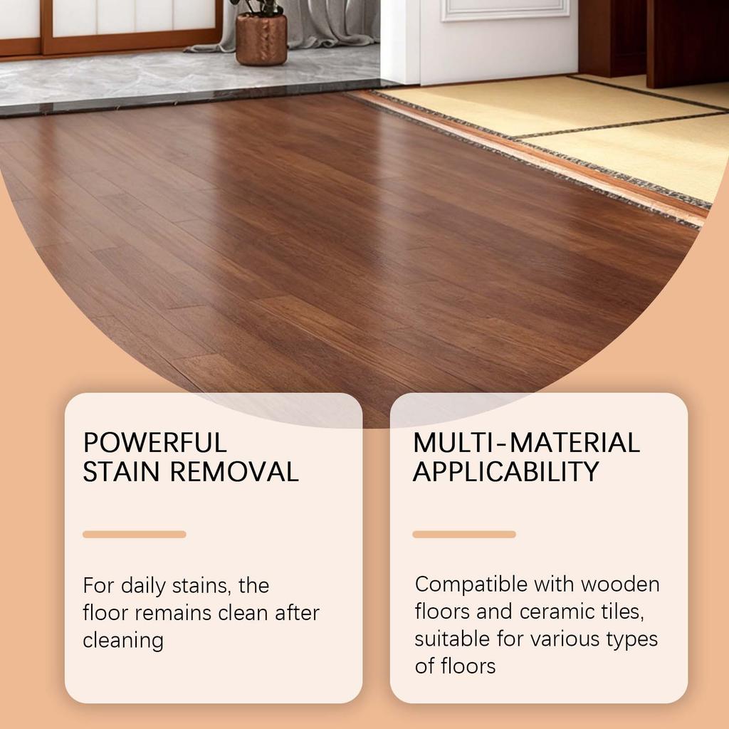 Household Hardwood Floor Cleaner, Floor Mopping Liquid, Mild and Non,irritating Cleaning Liquid,100ml