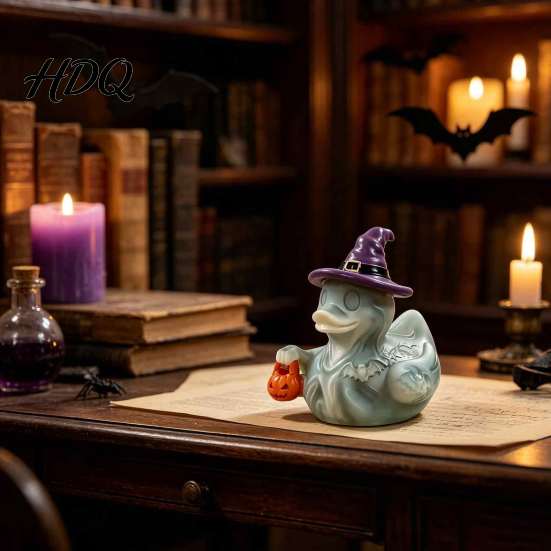 Dekorative Figur für Bar Halloween Sensenmann Ente Harzfigur Dunkel Gotische Sense Statue Totenkopf Ornamente Heim Schreibtisch Dekor Gruselige Sammlerfigur